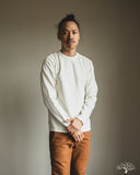 UES No. 8 Slub Nep Long-Sleeve Tee - White