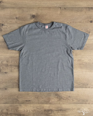 UES No. 8 Slub Nep Tee - Grey-Blue