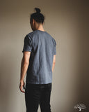 UES No. 8 Slub Nep Tee - Grey-Blue
