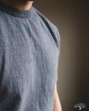 UES No. 8 Slub Nep Tee - Grey-Blue
