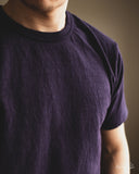 UES No. 8 Slub Nep Tee - Navy
