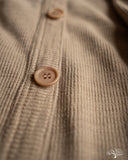 UES Single Rib Cardigan - Beige