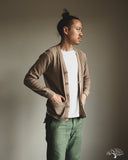 UES Single Rib Cardigan - Beige