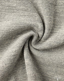 UES Single Rib Knit Long Sleeve Henley T-Shirt - Gray