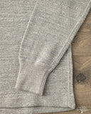 UES Single Rib Knit V-Gusset Long Sleeve T-Shirt - Gray