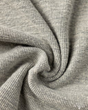 UES Single Rib Knit V-Gusset Long Sleeve T-Shirt - Gray