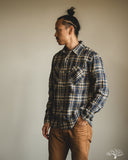 UES Slubby Heavy Flannel (502655) - Navy