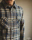 UES Slubby Heavy Flannel (502655) - Navy