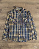 UES Slubby Heavy Flannel (502655) - Navy
