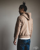 UES Zip Hoodie Sweatshirt - Beige