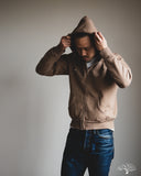 UES Zip Hoodie Sweatshirt - Beige