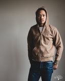 UES Zip Hoodie Sweatshirt - Beige