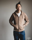 UES Zip Hoodie Sweatshirt - Beige