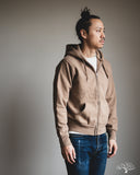 UES Zip Hoodie Sweatshirt - Beige