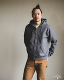 UES Zip Hoodie Sweatshirt - Gray-Blue