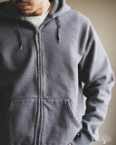 UES Zip Hoodie Sweatshirt - Gray-Blue