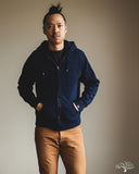 UES Zip Hoodie Sweatshirt - Indigo