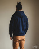 UES Zip Hoodie Sweatshirt - Indigo