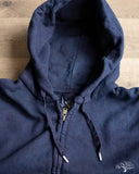 UES Zip Hoodie Sweatshirt - Indigo