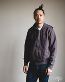 UES Zip Hoodie Sweatshirt - Purple Navy