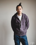 UES Zip Hoodie Sweatshirt - Purple Navy