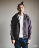 UES Zip Hoodie Sweatshirt - Purple Navy