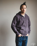 UES Zip Hoodie Sweatshirt - Purple Navy