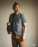 UES Zipper Tote Bag - Denim/Brown