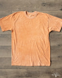 UTILITEES UTIL-HDYE-PCH - 5.5oz Loopwheel Crew Neck T-Shirt - Hand Dyed Peach