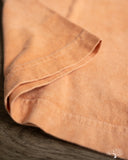 UTILITEES UTIL-HDYE-PCH - 5.5oz Loopwheel Crew Neck T-Shirt - Hand Dyed Peach