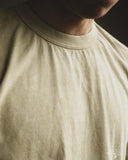 UTILITEES UTIL-HDYE-SGRN - 5.5oz Loopwheel Crew Neck T-Shirt - Hand Dyed Sage Green