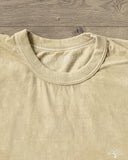 UTILITEES UTIL-HDYE-SGRN - 5.5oz Loopwheel Crew Neck T-Shirt - Hand Dyed Sage Green