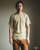 UTILITEES UTIL-HDYE-SGRN - 5.5oz Loopwheel Crew Neck T-Shirt - Hand Dyed Sage Green