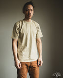 UTILITEES UTIL-HDYE-SGRN - 5.5oz Loopwheel Crew Neck T-Shirt - Hand Dyed Sage Green