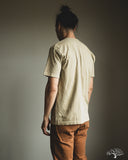 UTILITEES UTIL-HDYE-SGRN - 5.5oz Loopwheel Crew Neck T-Shirt - Hand Dyed Sage Green