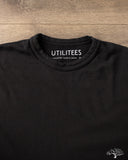 Utilitees - UTIL-BT-BLK - 10oz Mini Fleece Crew Neck T-Shirt - Black