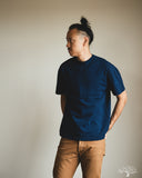 Utilitees UTIL-BT-PIND - 10oz Mini Fleece Crew Neck T-Shirt - Pure Indigo