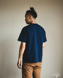Utilitees UTIL-BT-PIND - 10oz Mini Fleece Crew Neck T-Shirt - Pure Indigo