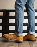 Viberg Bristol Loafer - Tobacco Calf Suede - 1905