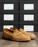 Viberg Bristol Loafer - Tobacco Calf Suede - 1905