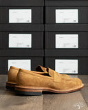 Viberg Bristol Loafer - Tobacco Calf Suede - 1905
