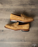 Viberg Bristol Loafer - Tobacco Calf Suede - 1905