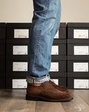 Viberg Savoy Shoe - Sepia Janus Calf Suede - 1905