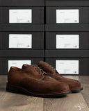 Viberg Savoy Shoe - Sepia Janus Calf Suede - 1905