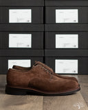 Viberg Savoy Shoe - Sepia Janus Calf Suede - 1905