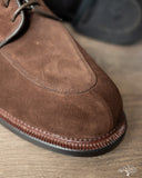 Viberg Savoy Shoe - Sepia Janus Calf Suede - 1905