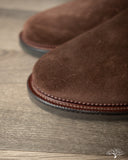 Viberg Slipper - Sepia Janus Calf Suede - 2010