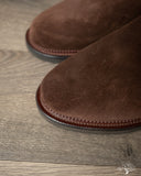 Viberg Slipper - Sepia Janus Calf Suede - 2010