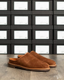 Viberg for Withered Fig Mule - Chestnut Calf Suede - 2030