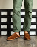 Viberg for Withered Fig Mule - Chestnut Calf Suede - 2030